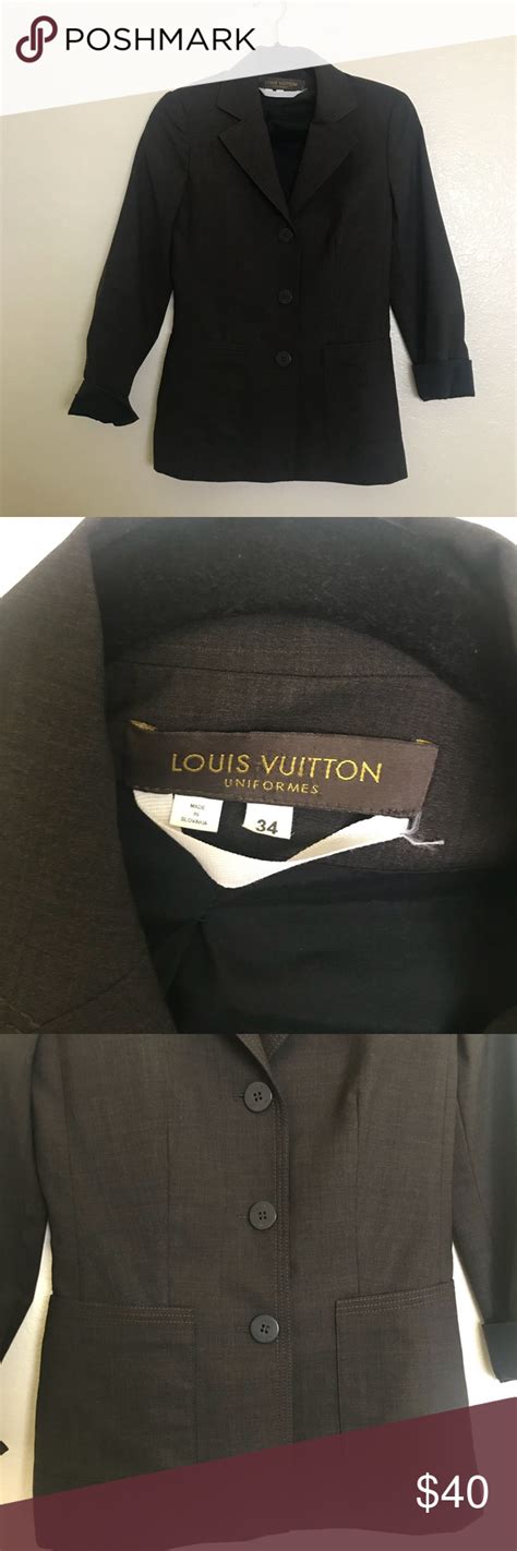 louis vuitton vintage coat|louis vuitton blazer.